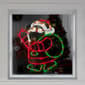 Northlight Seasonal Santa Claus with Gift Sack Window Silhouette - image 5