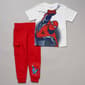 Boys &#40;4-7&#41; Marvel Spider-Man/Dots Tee & Jogger Sweatpants Set - image 1