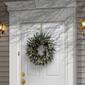 National Tree 24in. LED Snowy Morgan Spruce Wreath - image 2