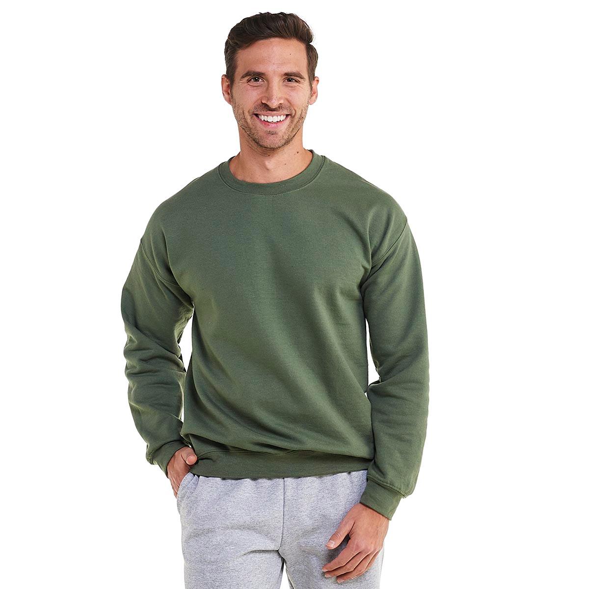 Mens Champion® Powerblend Fleece Crew Neck Sweatshirt - Boscov's