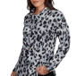 Petite Ruby Rd. Premium Cozy Knit Leopard Cowl Neck Sweater - image 5