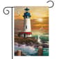 Briarwood Lane Sunset Lighthouse Garden Flag - image 1