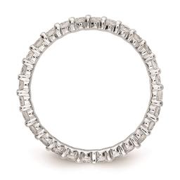 Pure Fire 14kt. White Gold Lab Grown Diamond Shared Prong Band