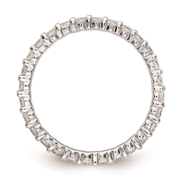 Pure Fire 14kt. White Gold Lab Grown Diamond Shared Prong Band