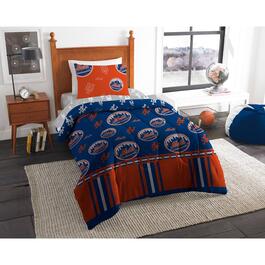 MLB NY Mets Rotary Bed In A Bag Set