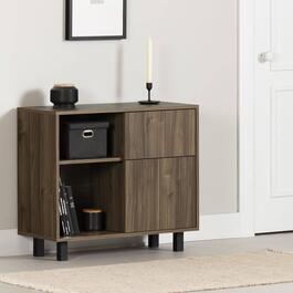 South Shore Octave Natural Walnut Small Cabinet
