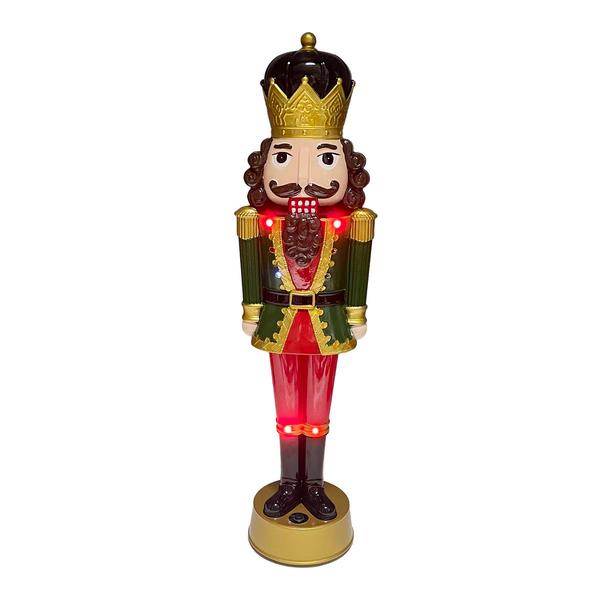 Battery Operated Musical Light Up Nutcracker - image 