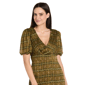 Women R&M Richards Daytime Metallic Stripe Maxi Dress - image 2