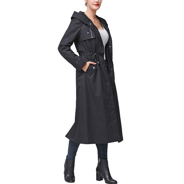 Womens BGSD Waterproof Hooded Zip-Out Lined Long Parka