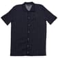 Mens Visitor Vertical Stripe Button Down Cardigan - Navy - image 1