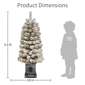Puleo International 3.5ft. LED Spruce Christmas Trees - Set of 2 - image 6