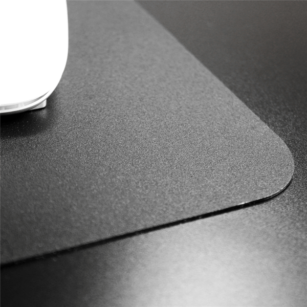 Floortex® Desktex® Black Vinyl Rectangular Desk Pad