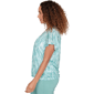 Womens Heart''s of Palm Fresh Start V Neck Flutter Sleeve Blouse - image 4