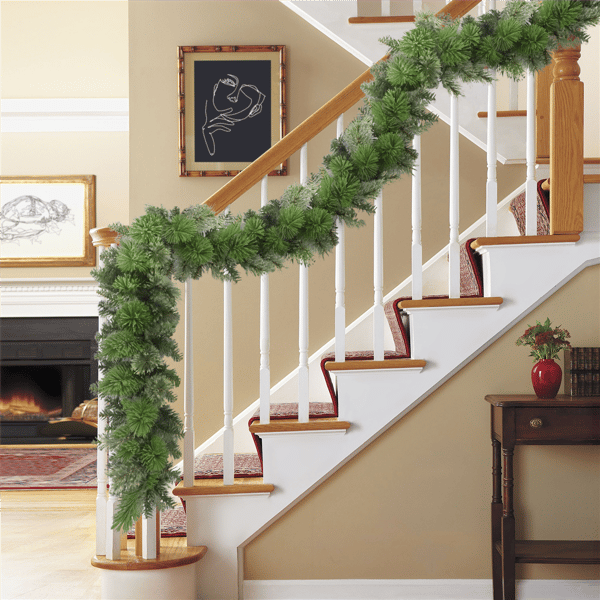 Puleo International 20ft. Oklahoma Pine Christmas Garland