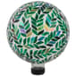 Northlight Seasonal Mosaic Iridescent Leaves Garden Gazing Ball - image 1