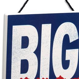 Open Road Small Hanging Wood Giants Slogan