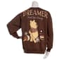 Juniors Freeze Pooh Chenille Applique Embroidered Fleece Pullover - image 3