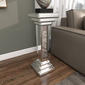 9th & Pike® Silver Wood Glam Pedestal Table - image 5