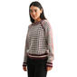 Womens CITY BLUES Long Sleeve Houndstooth Sweater - image 3