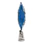 Kurt Adler UL 10-Light LED Silver & Blue Shimmer Star Treetop - image 3