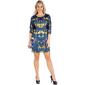 Womens 24/7 Comfort Apparel Multicolor Bodycon Mini Sheath Dress - image 1