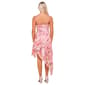 Juniors Madden Girl Mesh Cowl Neck Asymmetrical Slip Midi Dress - image 2