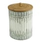 9th & Pike&#174; Distressed Galvanized Textured Canisters - Set of 3 - image 5