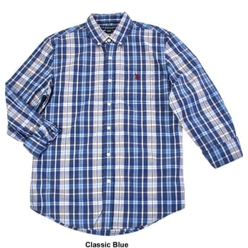 Mens U.S. Polo Assn.® Button Down Woven Shirt - Classic Blue - Boscov's