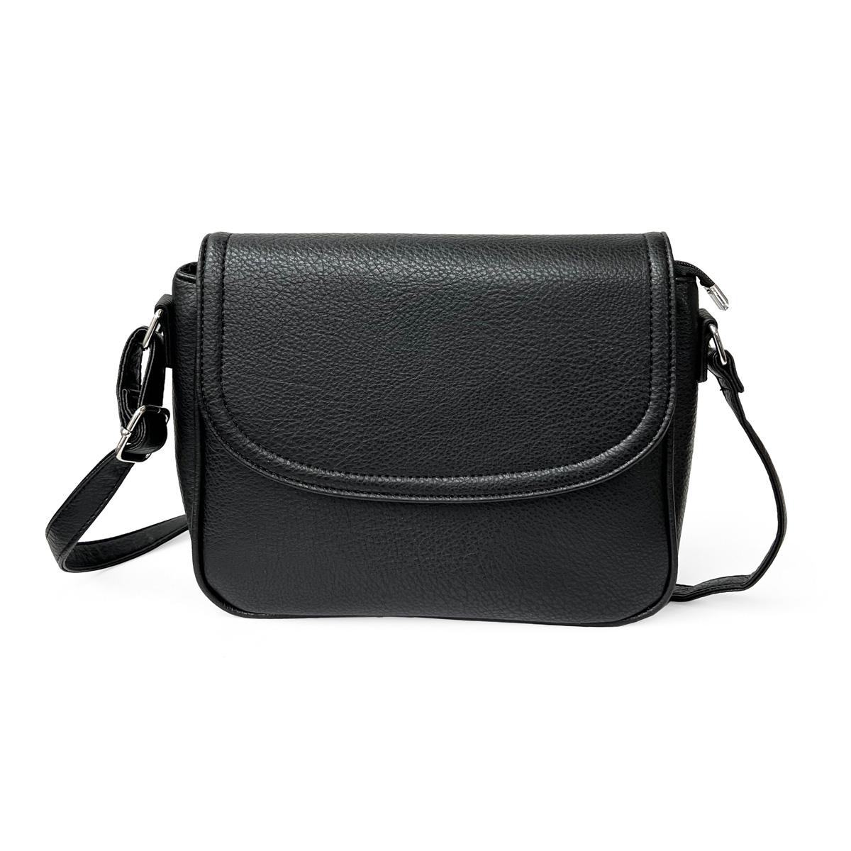 NICCI Rounded Front Flap Crossbody Handbag