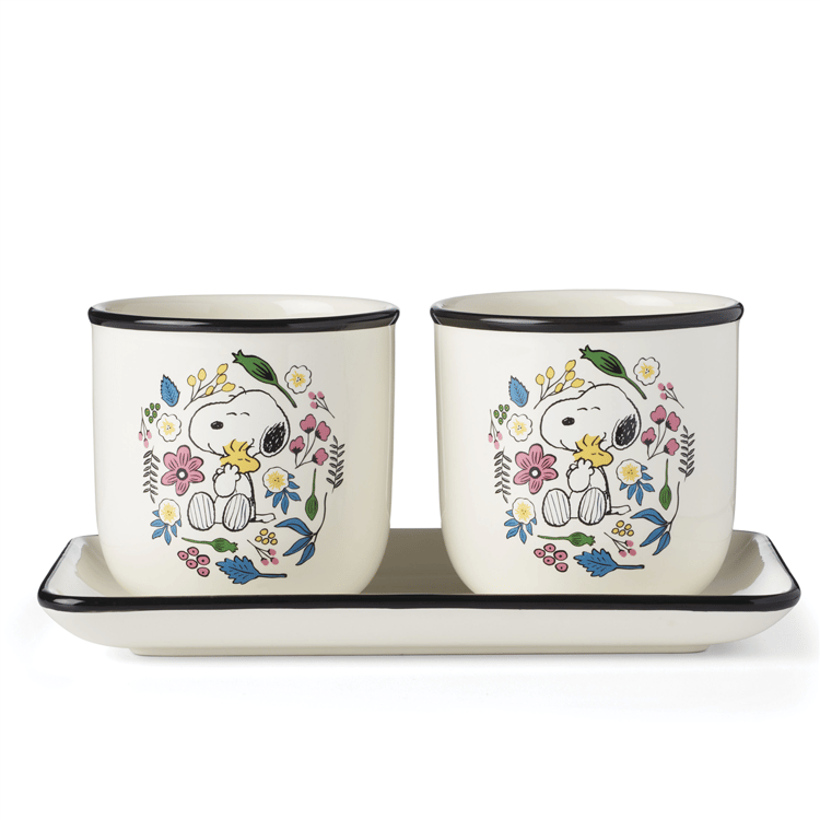 Lenox(R) Chef Snoopy Herb Pots - Set Of 2