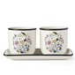 Lenox® Chef Snoopy Herb Pots - Set Of 2 - image 1