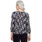Petite Alfred Dunner Drama Queen Vertical Chenille Texture Top - image 2