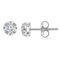 Nova Star(R) 1/3ctw. Silver Lab Grown Diamond Stud Earrings