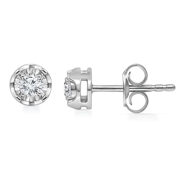 Nova Star(R) 1/3ctw. Silver Lab Grown Diamond Stud Earrings