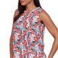 Womens Emaline Sapphire Serenade II Sleeveless Hibiscus Blouse - image 5
