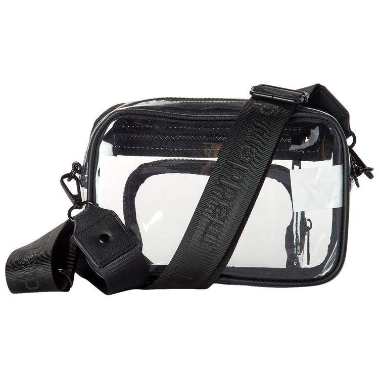 Madden Girl Clear Camera Crossbody w/ Zip Pouch