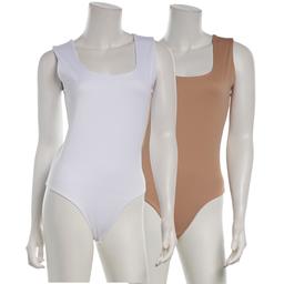 Juniors Urban Rebel 2 Pack Double Front Scoop Neck Body Suit
