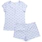 Womens Laura Ashley&#174; Henley Short Sleeve & Shorts Pajama Set - image 3