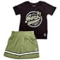 Toddler Boy Aeropostale Tee And Shorts Set - Black/Oil Green - image 1