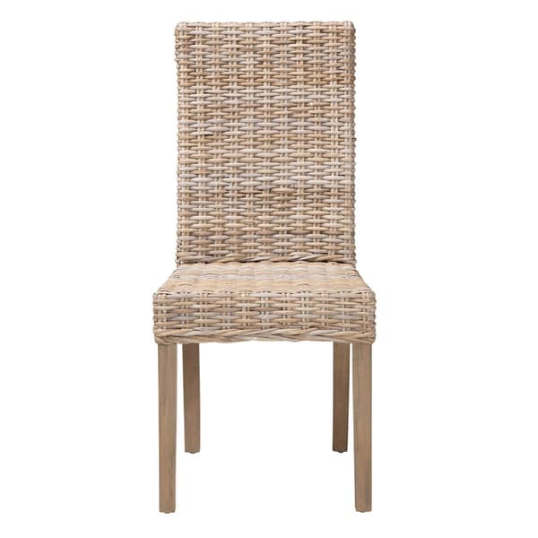 bali & pari Nevina Bohemian Kubu Rattan Dining Chair