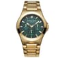 Mens Geoffrey Beene Gold-Tone Textured Dial Watch - GBA0032GD - image 1