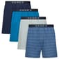 Mens Hanes Ultimate® Core 4pk. Boxers - Blue/Grey - image 5