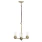Lalia Home 3-Light Classic Contemporary Clear Glass Chandier - image 2