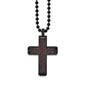 Mens Gentlemen&#39;s Classics(tm) Black &amp; Red Inlay Cross Necklace - image 1
