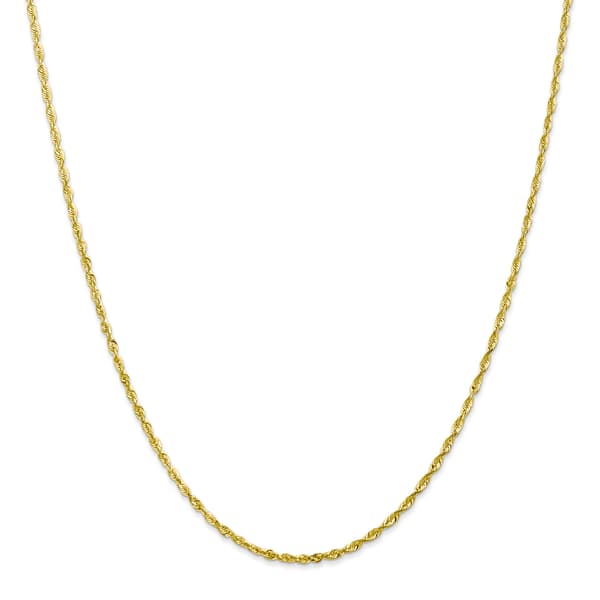 Gold Classics&#40;tm&#41; 10kt. 2.0mm 24in. Extra-Light Rope Chain - image 