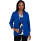 Womens Alfred Dunner Dinner Theater Geo Two in One Blouse - image 1