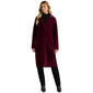 Womens NVLT Removable Faux Fur Collar & Cuffs Longline Coatigan - image 5