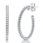 Nova Star&#40;R&#41; 1/2ctw.Lab Grown Diamond Inside Out Hoop Earrings - image 1