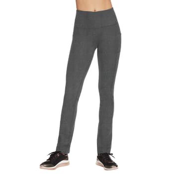 Womens Skechers Go Walk Joy Solid Flare Compression Pants - Boscov's