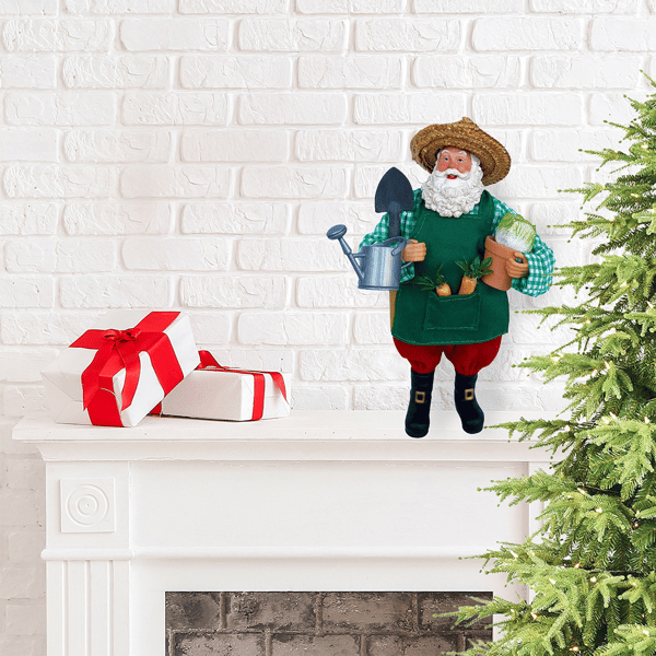 Santa''s Workshop 12in. Gardening Claus